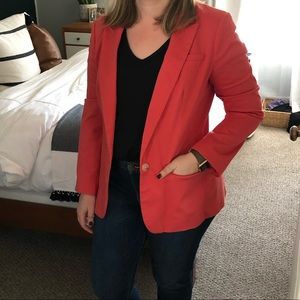 3/$25 Women’s bright peach blazer